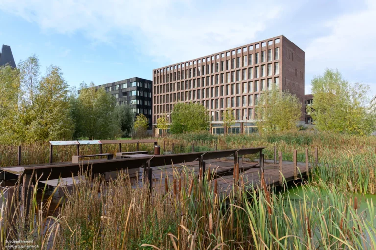 Eurotechnologie Lille — insertion urbaine architecture — Jacques Hamard Paris