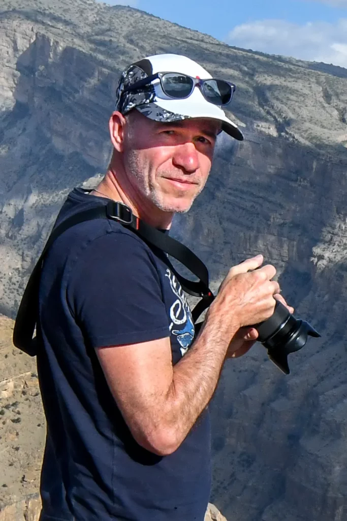 Portrait de Jacques Hamard en reportage