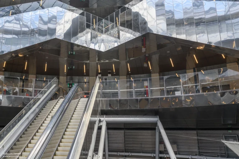 Dominique Perrault — station Gustave Roussy ligne 14 — Jacques Hamard photographe