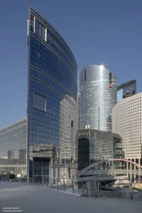 Perspectives fuyantes La Défense — architecture contemporaine — Jacques Hamard