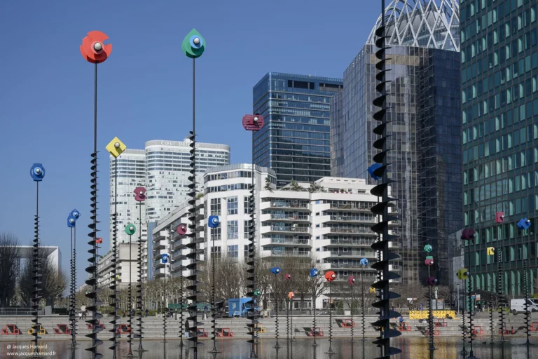 Structures de verre La Défense Paris — photographie architecture — Jacques Hamard