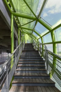 Structures métalliques Cité de la Mode — bords de Seine Paris — Jacques Hamard photographe